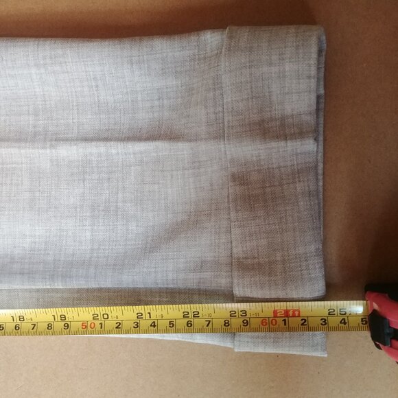 Ann Taylor light grey cropped cuffed ankle pants trousers 8 Petitr - Picture 7 of 15